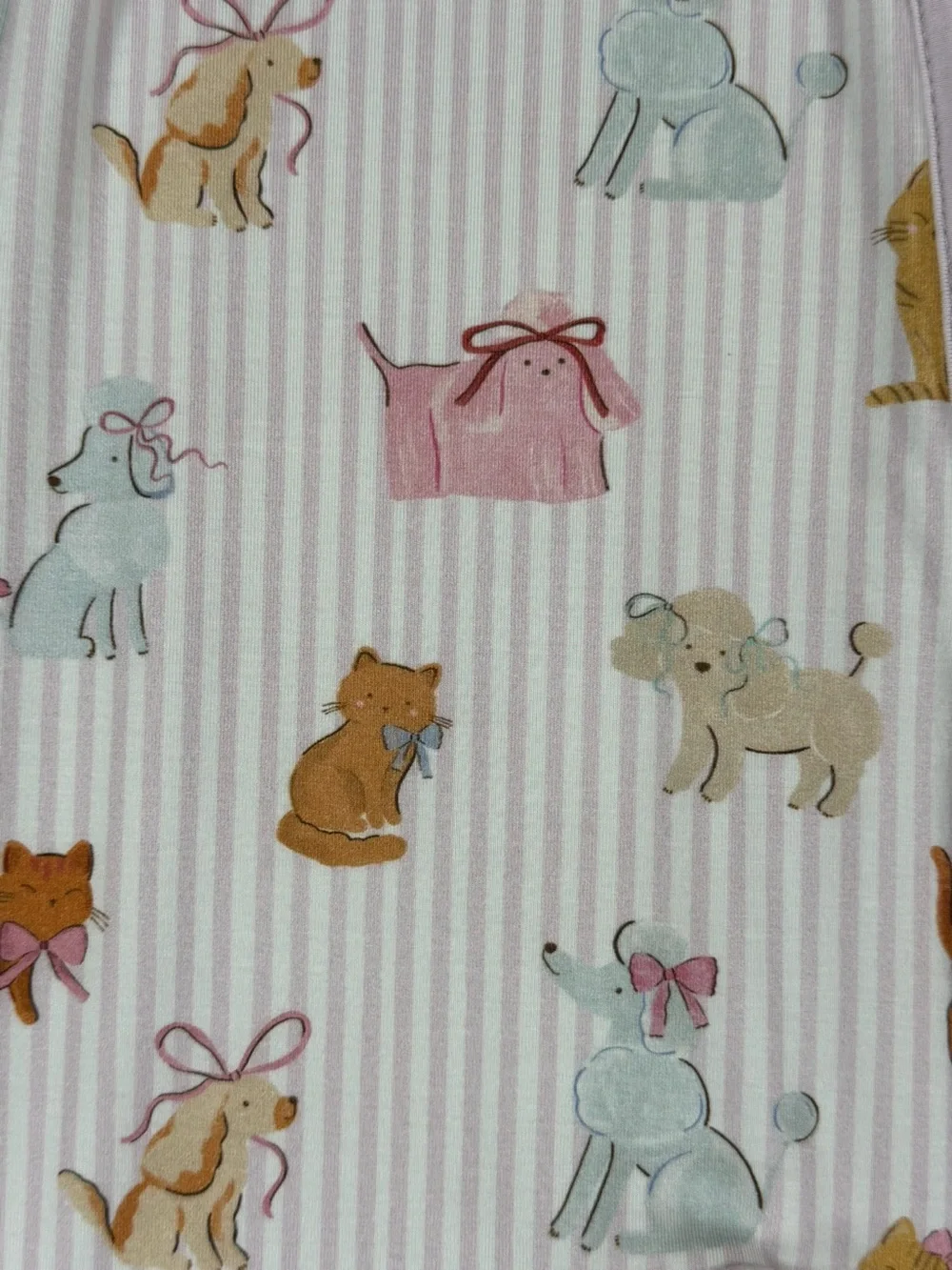 ANGEL DEAR *Like New* Fancy Pets Bamboo Convertible Romper - 6-12M